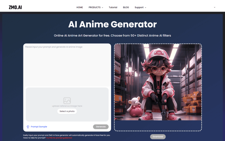 ZMO.AI AI Anime Generator