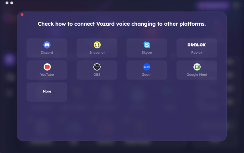 Vozard works on Discord and other platform