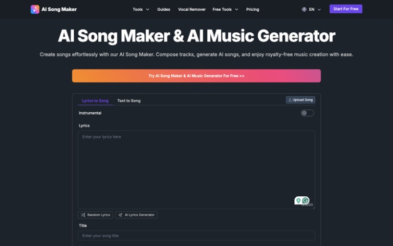 AI Song Maker